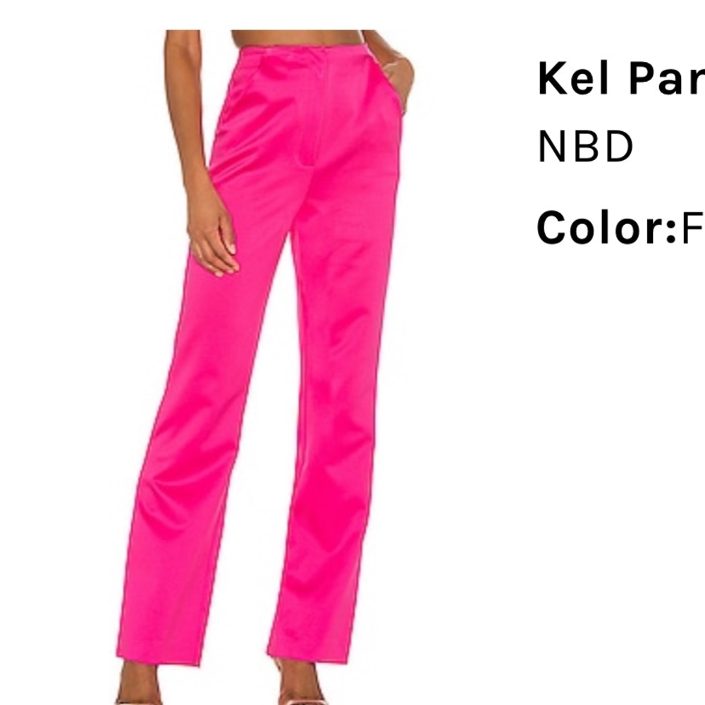 SATIN REVOLVE PANTS NBD